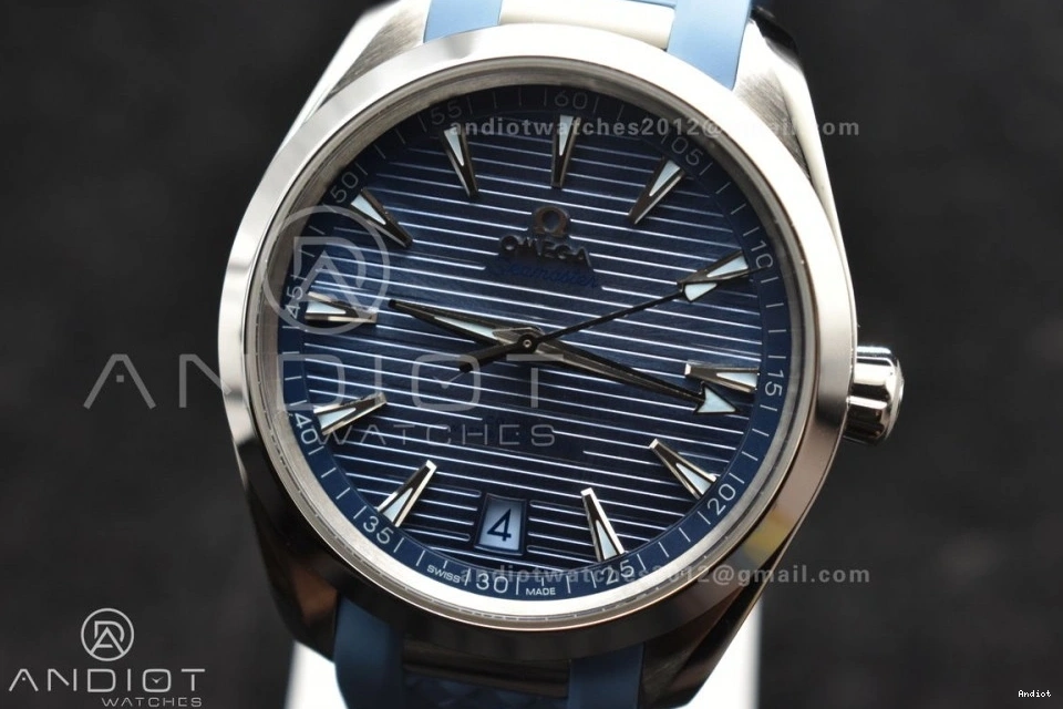 VSF Super Clone Aqua Summer Strap Dial A8900 Best 1:1 Terra 41mm Blue on Blue Edition Rubber 0314